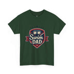 Retro Badge Style: The Vintage Swim Dad Shield Tee