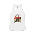 Swim Mom Racerback Tank – Personalized Name & Number Option