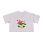 Tennis Mama Crop Tee | Retro Tennis Graphic, Mom Sports Top - Magnolia Wild SC