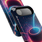 Neon Laser Hockey Puck Impact-Resistant Phone Case - Magnolia Wild SC