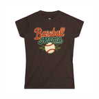 Retro Baseball Mom Tee - Magnolia Wild SC