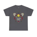 Retro Badge Style: The Vintage Tennis Dad Shield Tee