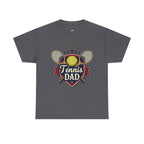 Retro Badge Style: The Vintage Tennis Dad Shield Tee