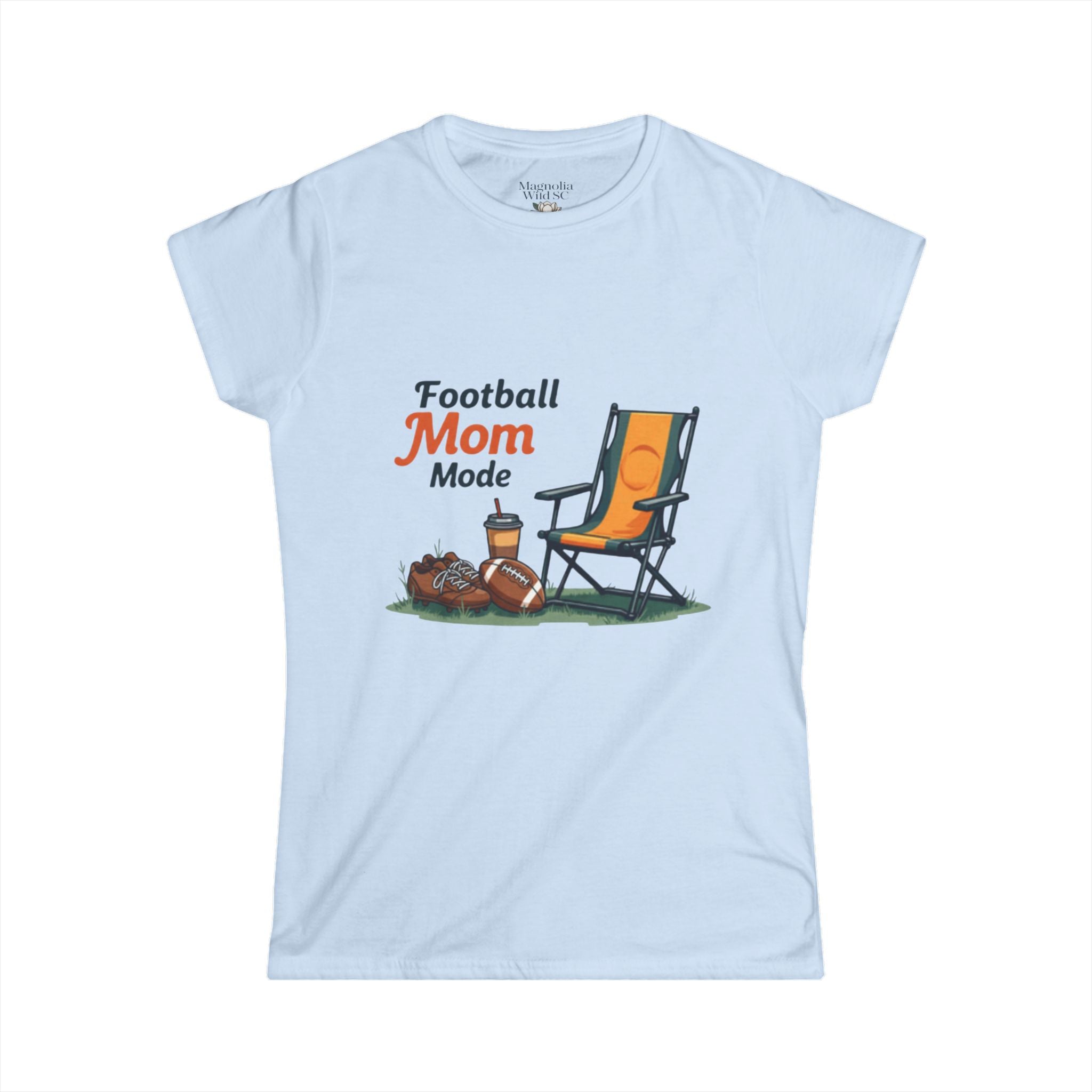 Football Mom Mode Tee - Magnolia Wild SC