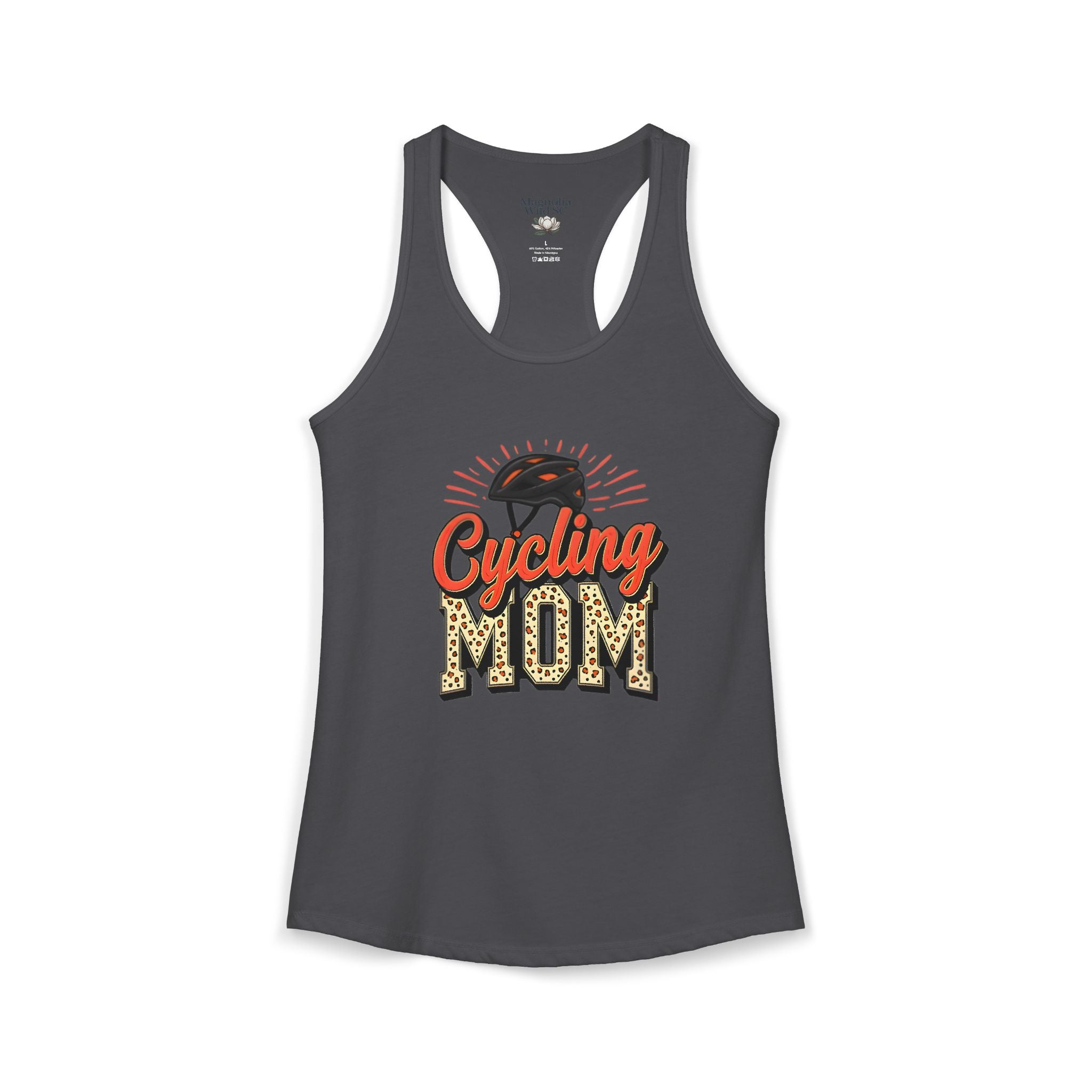 Personalized Cycling Mom Racerback Tank – Personalized Name & Number Option | Lightweight Women’s Cycling Tank TopCycling Racerback Tank - Magnolia Wild SC