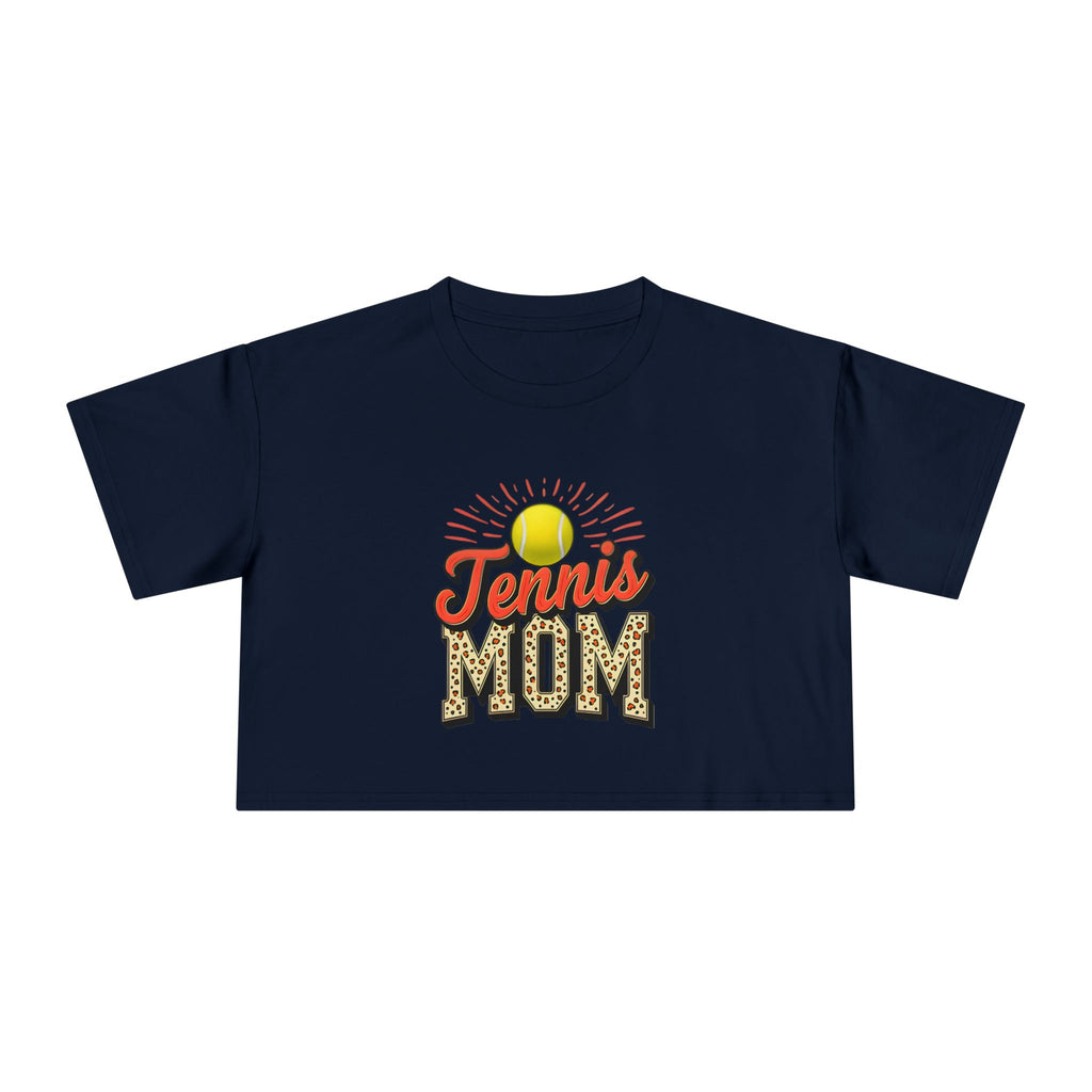 Tennis Mom Cheetah Print Crop Tee - Magnolia Wild SC