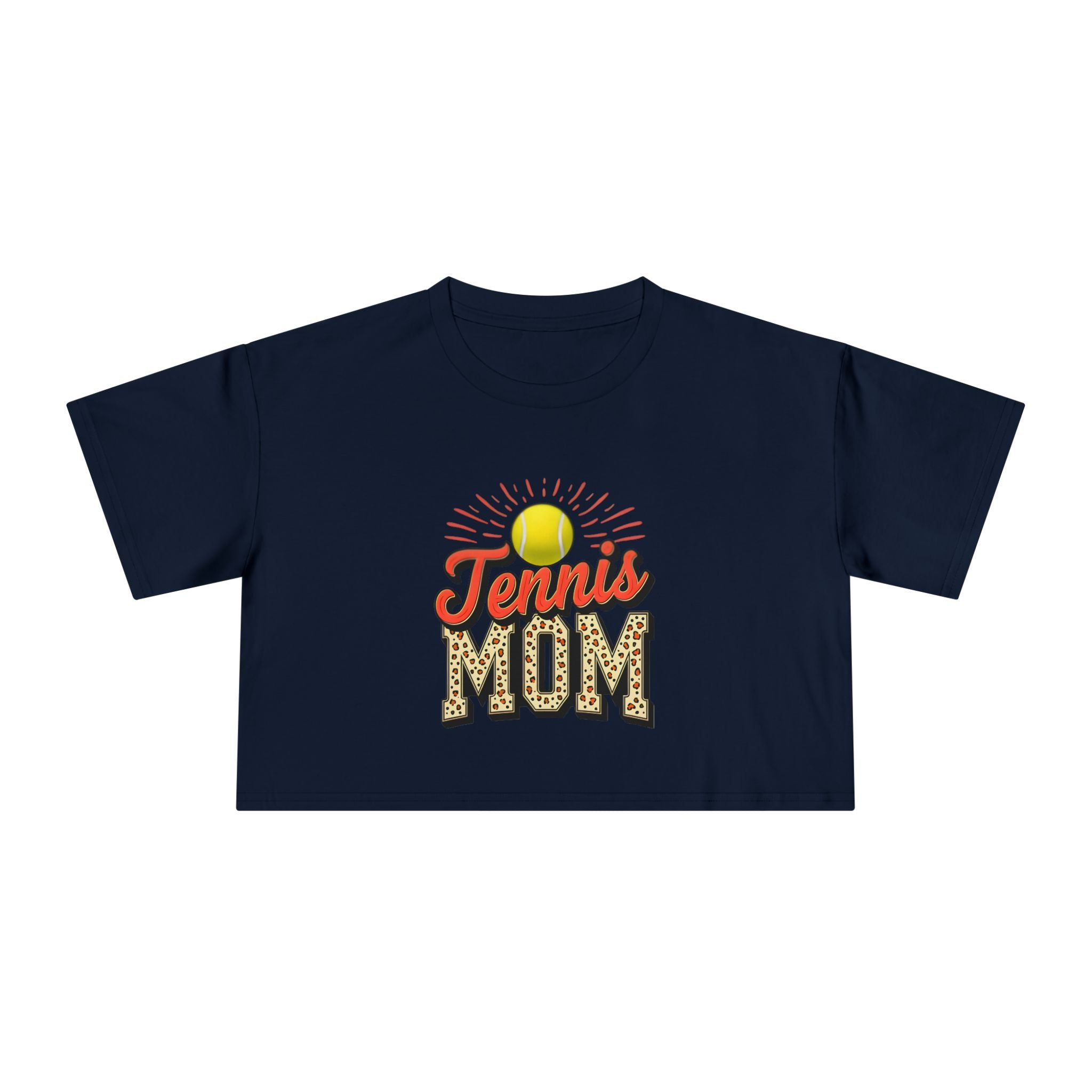 Tennis Mom Cheetah Print Crop Tee - Magnolia Wild SC