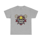Retro Badge Style: The Vintage Tennis Dad Shield Tee