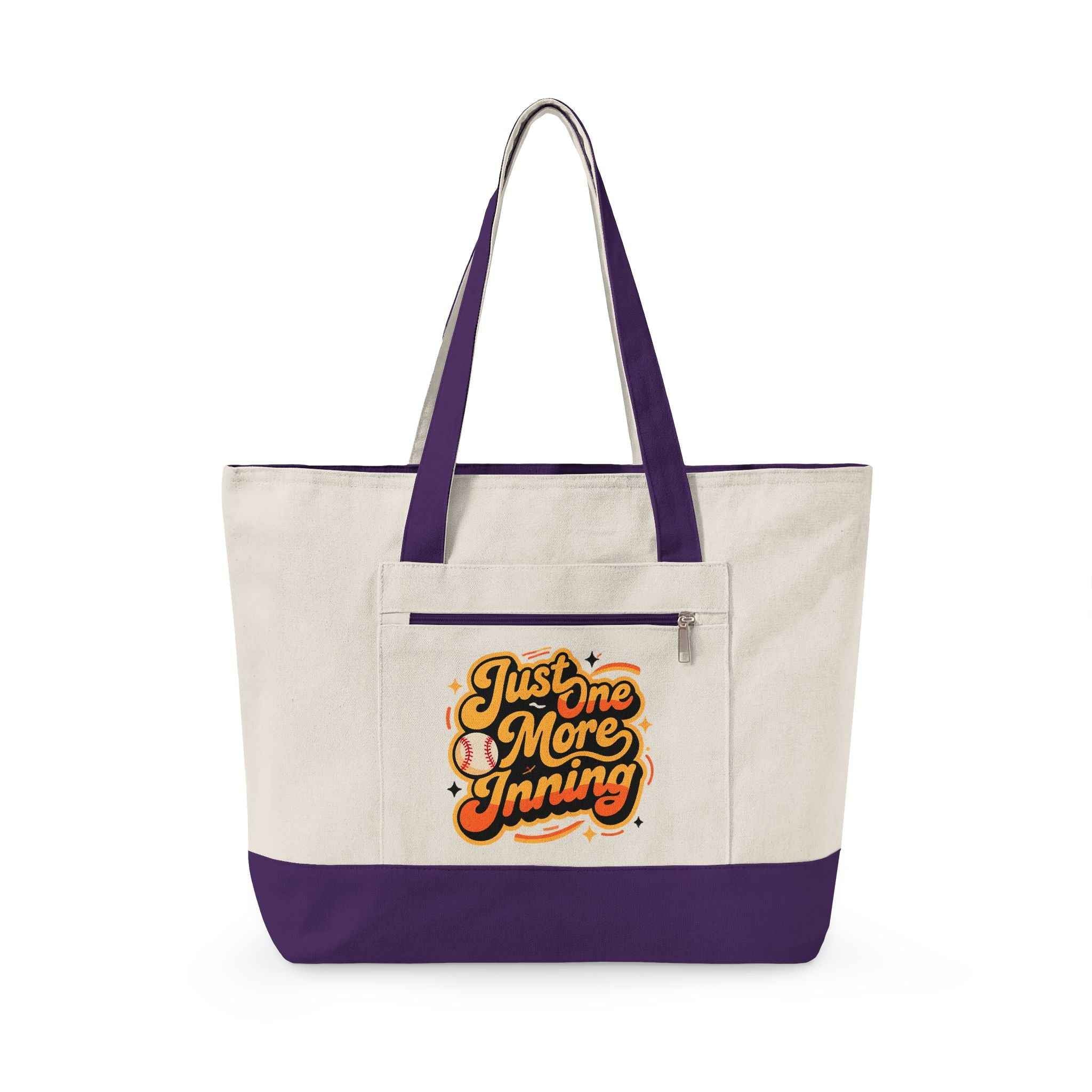 Personalized "One More Inning" Ballpark Tote