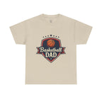 Retro Court Style: The Vintage Basketball Dad Shield Tee - Magnolia Wild SC