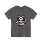 Retro Badge Style: The Vintage Soccer Dad Shield Tee - Magnolia Wild SC