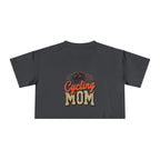 Cycling Mom Cheetah Print Crop Tee - Magnolia Wild SC