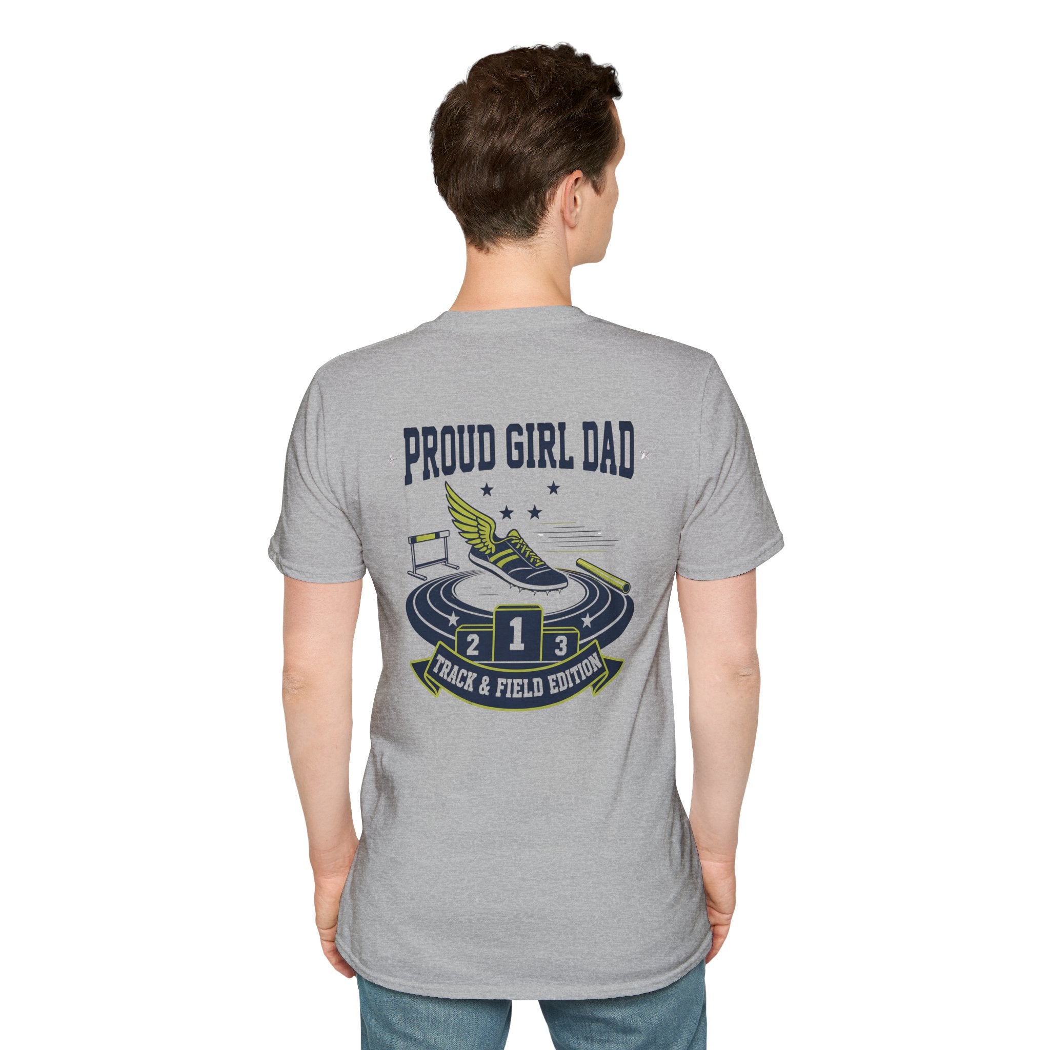 Proud Girl Dad Track T-Shirt - Magnolia Wild SC