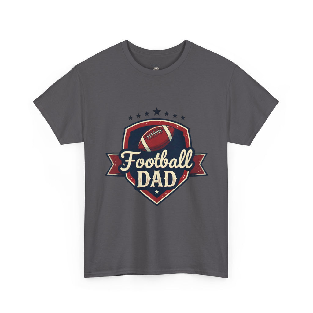 Retro Badge Style: The Vintage Football Dad Shield Tee - Magnolia Wild SC