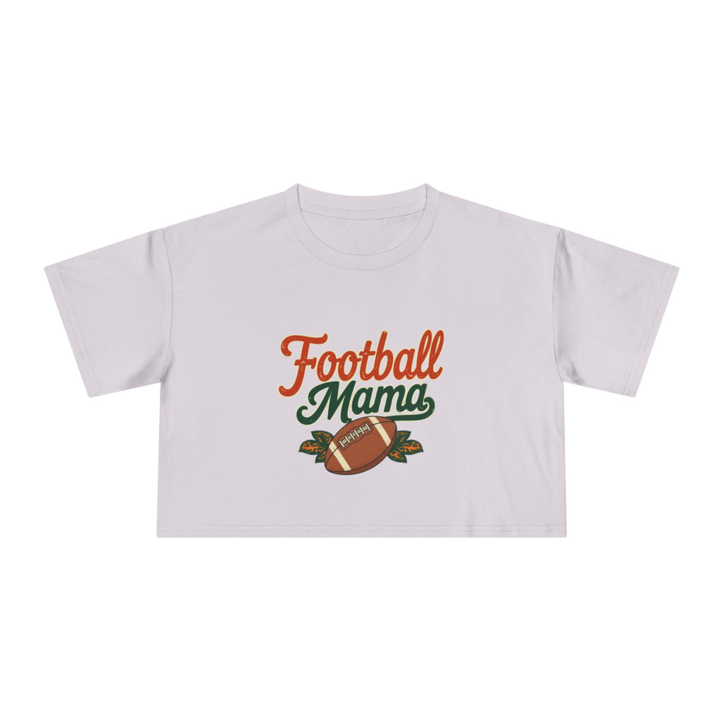 Football Mama Crop Tee | Retro Football Graphic, Mom Sports Top - Magnolia Wild SC