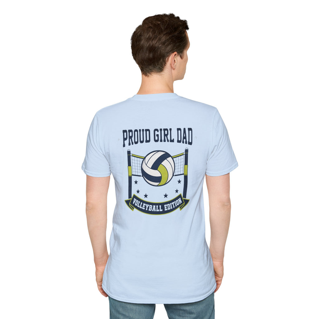 Proud Girl Dad Volleyball T-Shirt - Perfect Gift for Volleyball Dads - Magnolia Wild SC