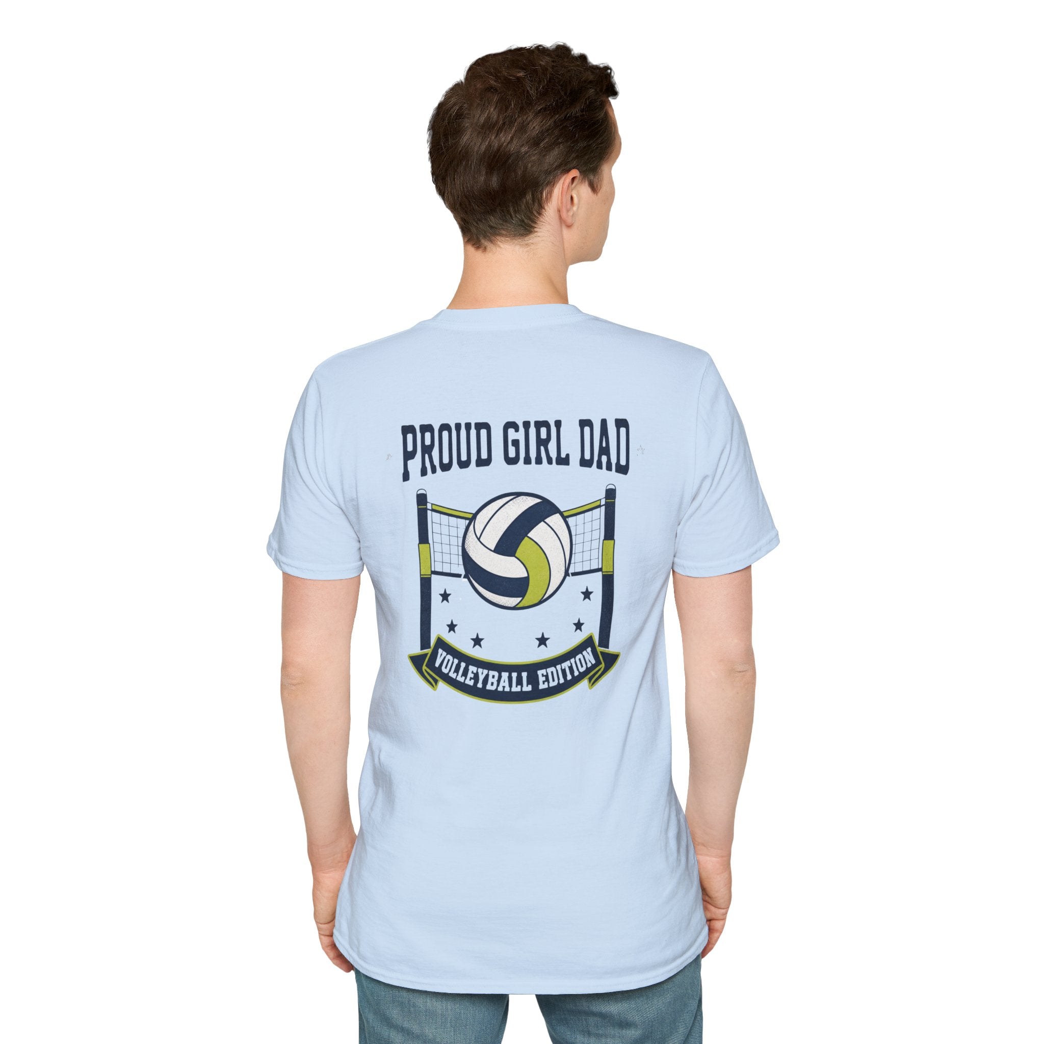 Proud Girl Dad Volleyball T-Shirt - Perfect Gift for Volleyball Dads - Magnolia Wild SC