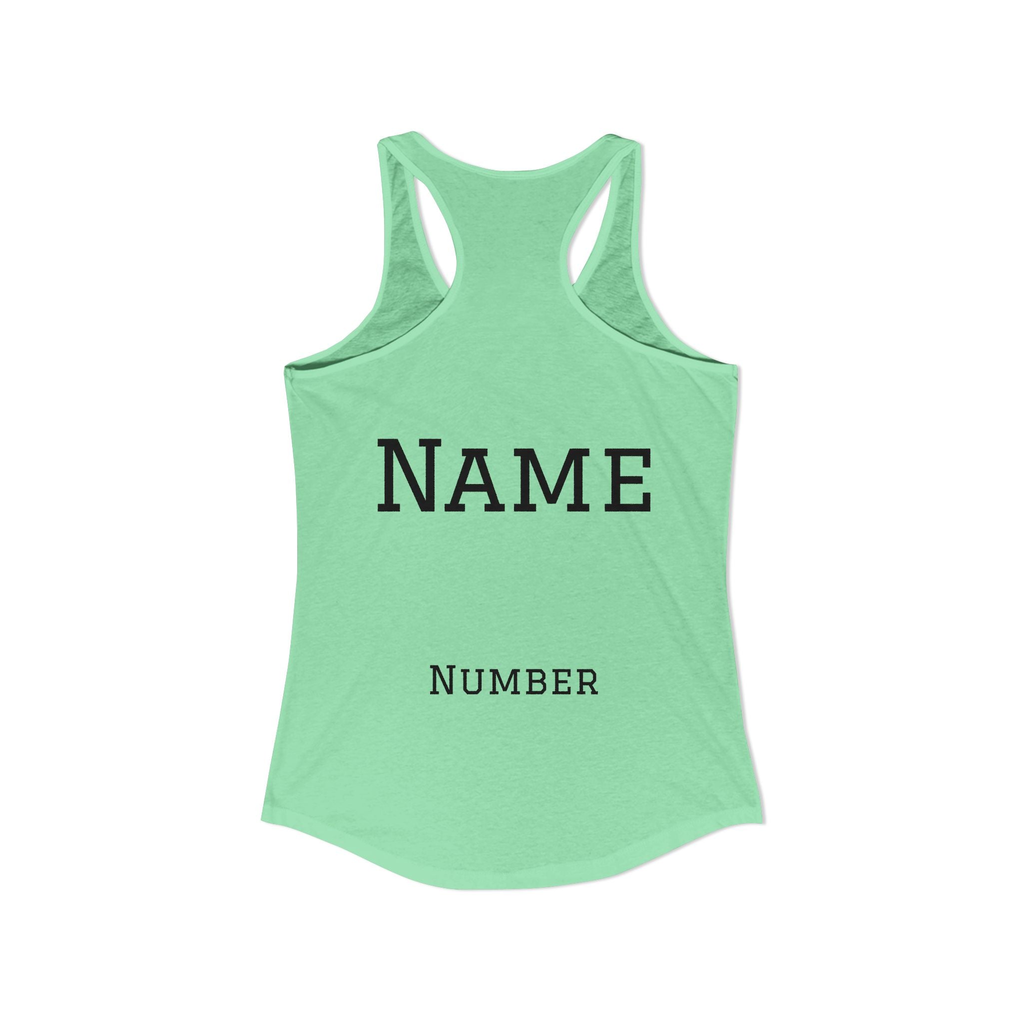 Volleyball Mom Racerback Tank – Personalized Name & Number Option | Lightweight Women’s Volleyball Tank Top - Magnolia Wild SC