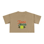 Tennis Mama Crop Tee | Retro Tennis Graphic, Mom Sports Top - Magnolia Wild SC