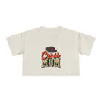 Cross Country Mom Cheetah Print Women's Crop Tee - Magnolia Wild SC