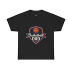 Retro Court Style: The Vintage Basketball Dad Shield Tee - Magnolia Wild SC