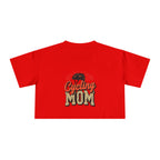 Cycling Mom Cheetah Print Crop Tee - Magnolia Wild SC