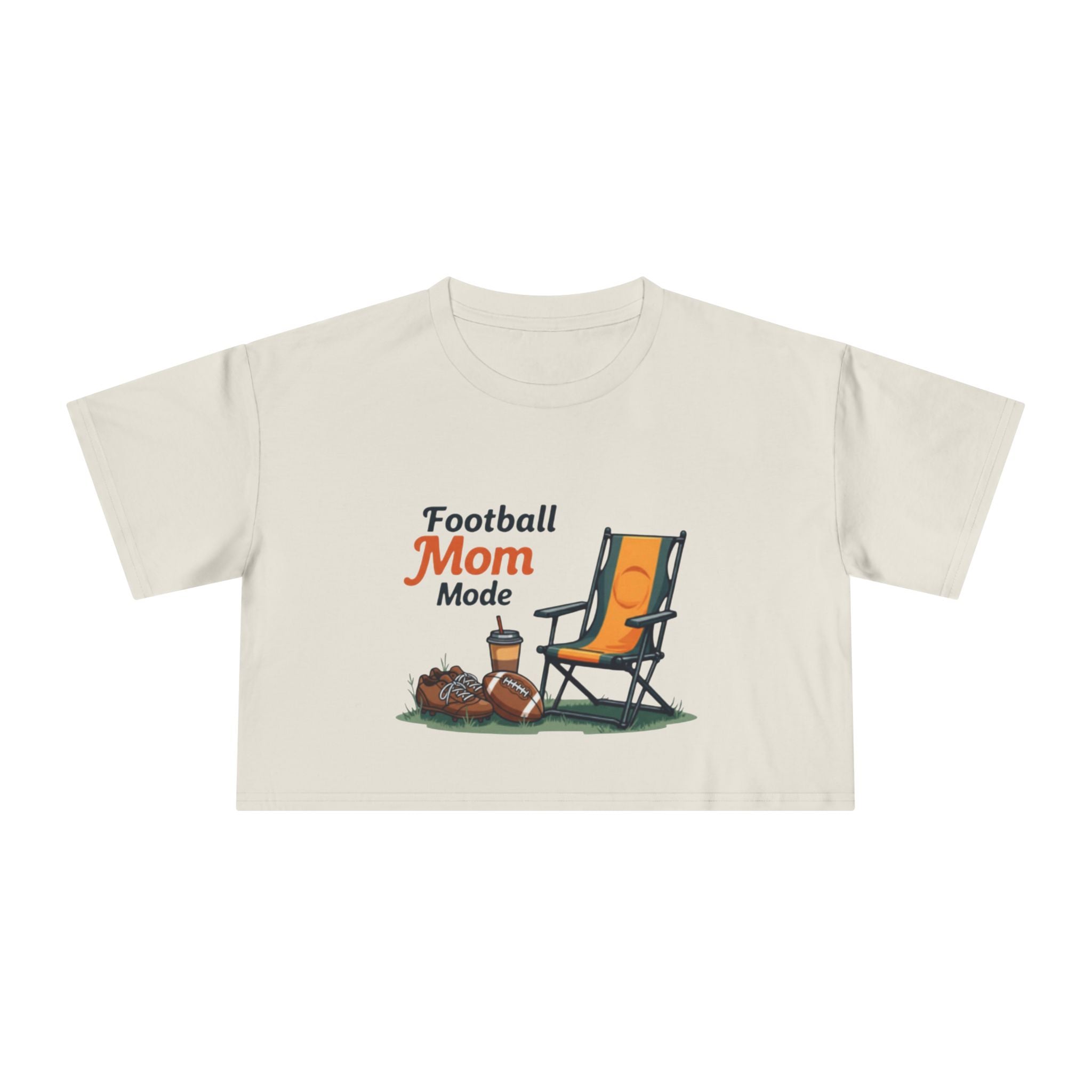 Football Mom Mode Crop Tee - Magnolia Wild SC