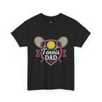 Retro Badge Style: The Vintage Tennis Dad Shield Tee