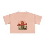 Basketball Mom Cheetah Print Women's Crop Tee - Magnolia Wild SC
