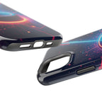 Neon Laser Hockey Puck Impact-Resistant Phone Case - Magnolia Wild SC