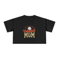 Volleyball Mom Cheetah Print Women's Crop Tee - Magnolia Wild SC
