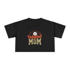 Volleyball Mom Cheetah Print Women's Crop Tee - Magnolia Wild SC