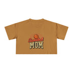 Basketball Mom Cheetah Print Women's Crop Tee - Magnolia Wild SC