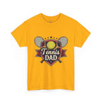 Retro Badge Style: The Vintage Tennis Dad Shield Tee