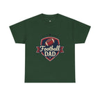 Retro Badge Style: The Vintage Football Dad Shield Tee
