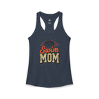 Swim Mom Racerback Tank – Personalized Name & Number Option