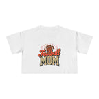 Football Mom Cheetah Print Crop Tee - Magnolia Wild SC
