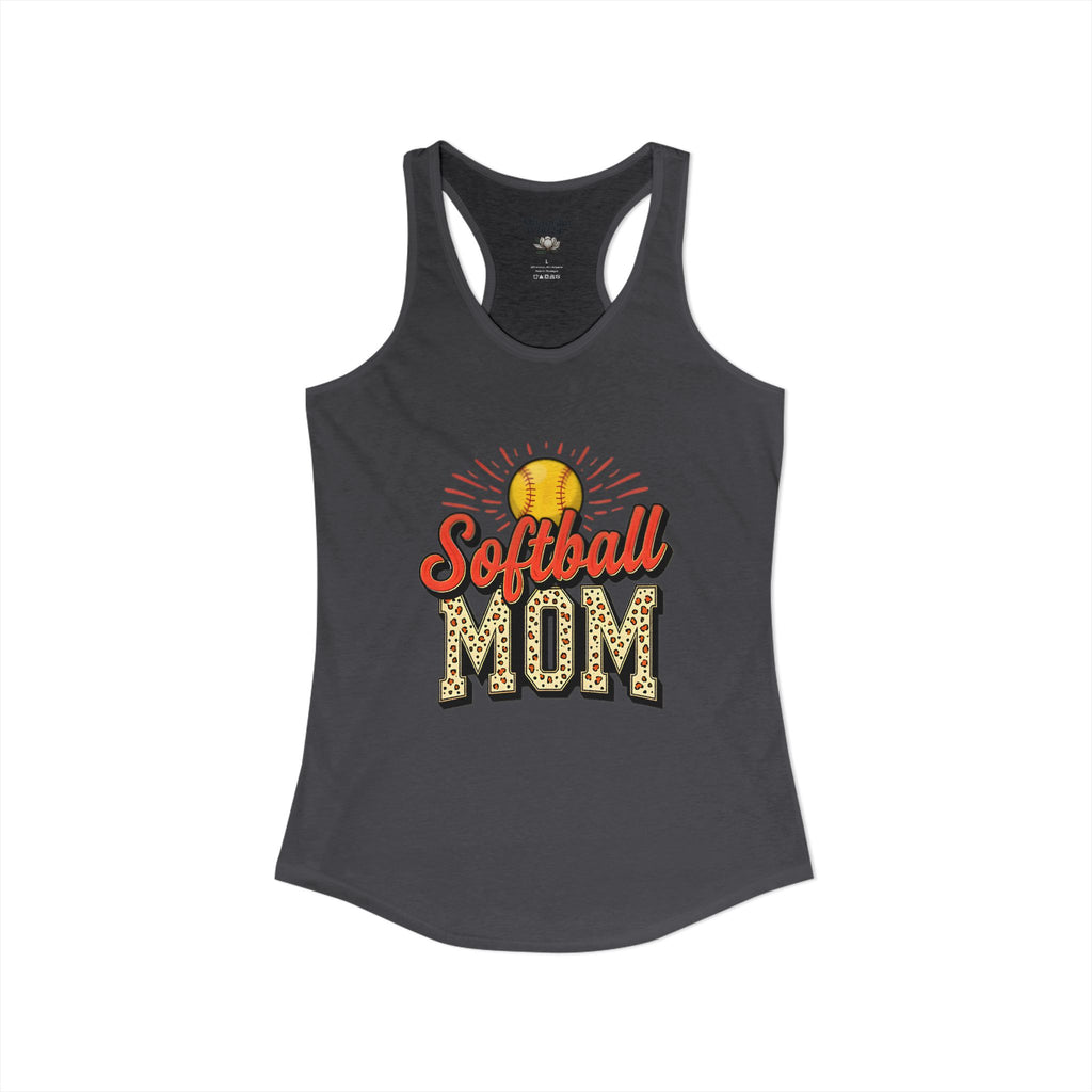 Softball Mom Racerback Tank – Personalized Name & Number Option - Magnolia Wild SC