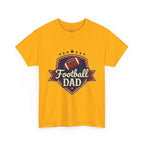 Retro Badge Style: The Vintage Football Dad Shield Tee