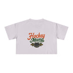 Hockey Mama Crop Tee | Retro Hockey Graphic, Mom Sports Top - Magnolia Wild SC