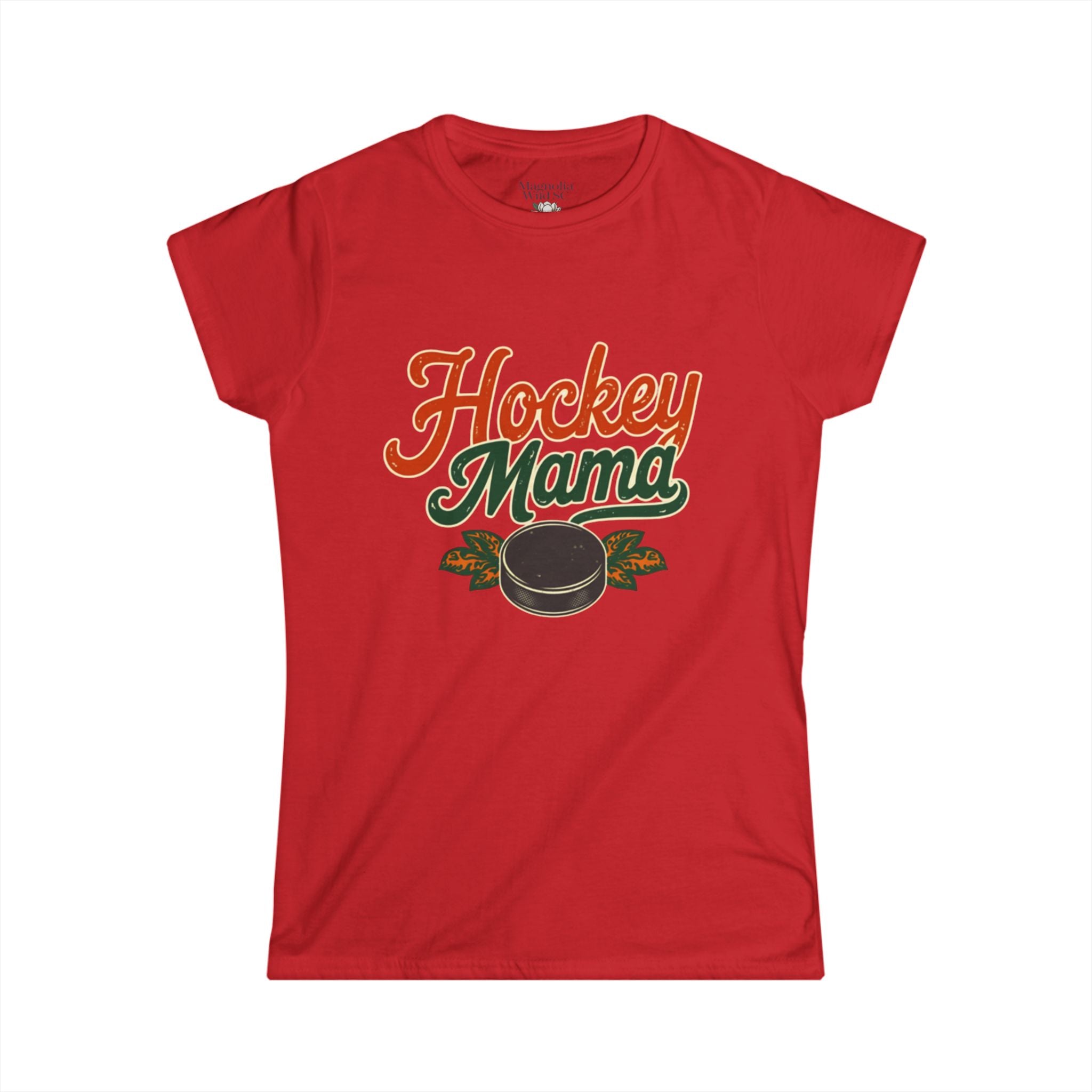 Vintage Inspired Hockey Mama Tee - Magnolia Wild SC