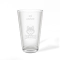 Custom Engraved 16oz Pint Glass — Team Logo & Player Signatures - Magnolia Wild SC
