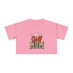 Golf Mom Cheetah Print Women's Crop Tee - Magnolia Wild SC