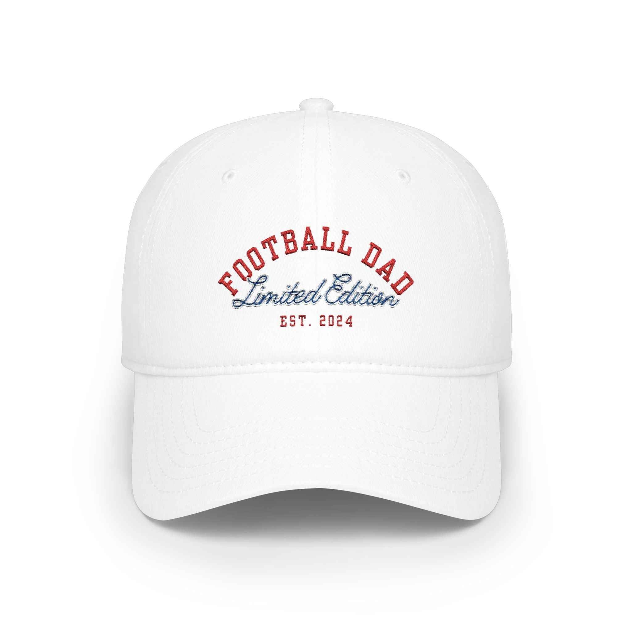 Personalized Football Dad Baseball Cap — Limited Edition "Established [Year]"