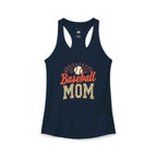 Baseball Mom Racerback Tank – Personalized Name & Number Option