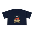 Golf Mom Cheetah Print Women's Crop Tee - Magnolia Wild SC