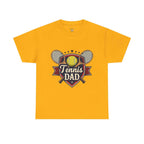 Retro Badge Style: The Vintage Tennis Dad Shield Tee
