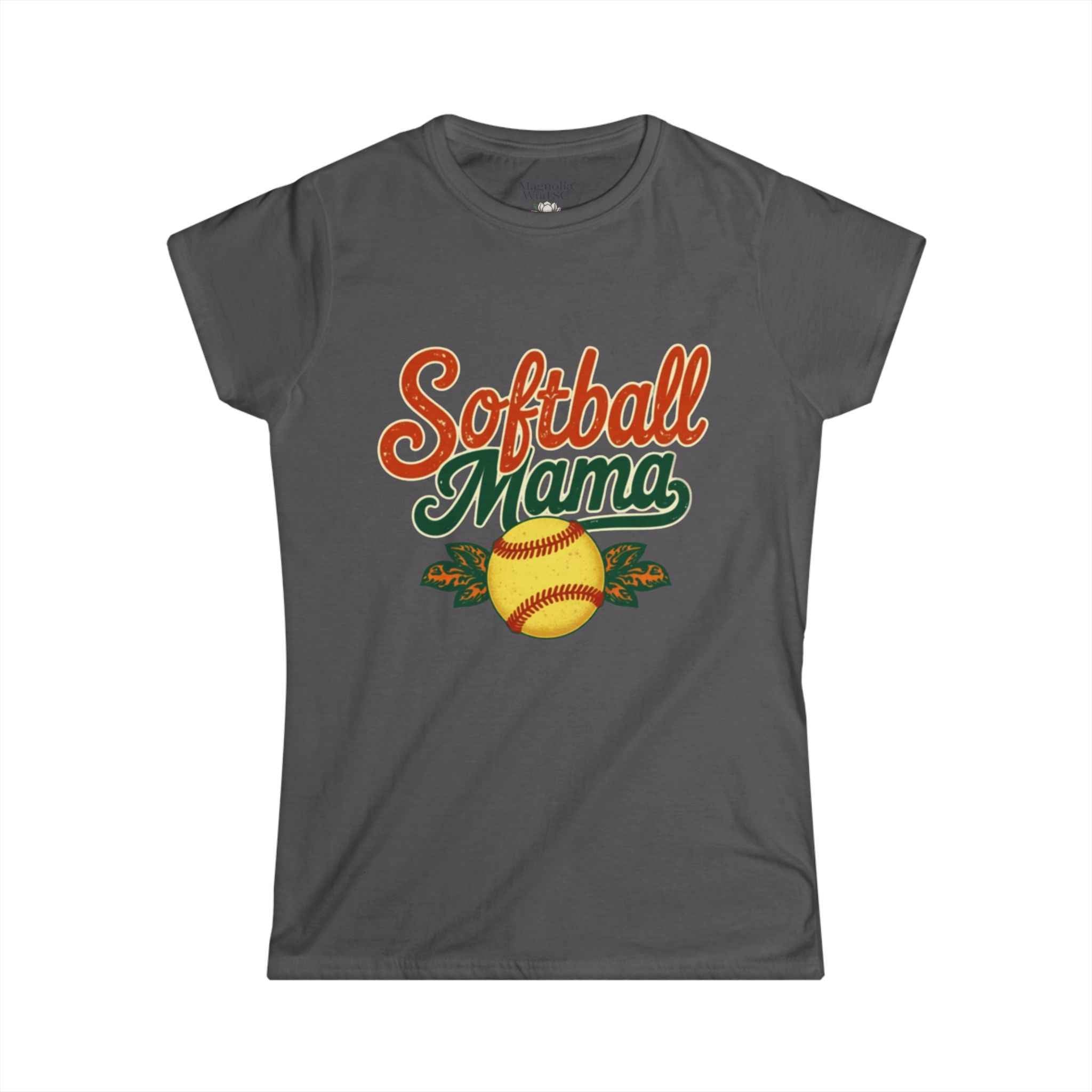 Retro Softball Mama Tee