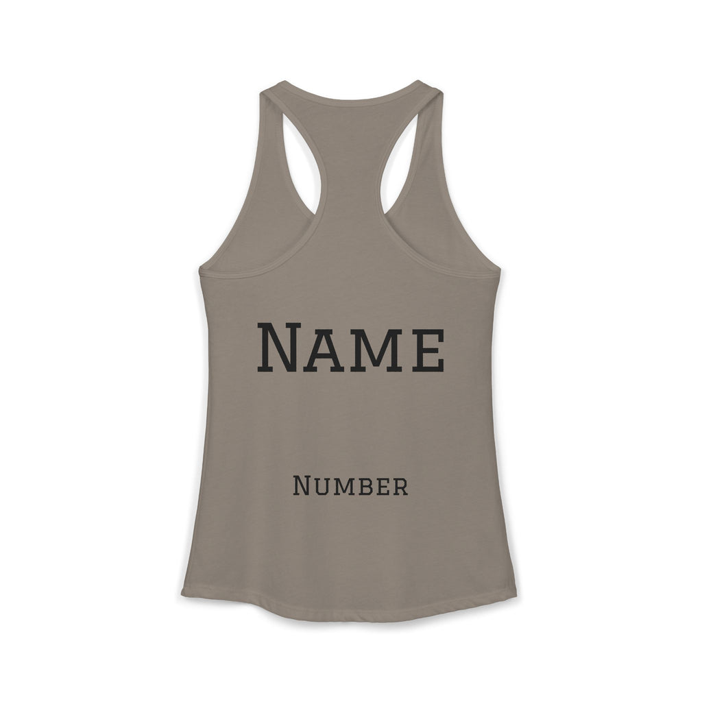 Softball Mom Racerback Tank – Personalized Name & Number Option - Magnolia Wild SC