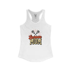 Lacrosse Mom Racerback Tank – Personalized Name & Number Option